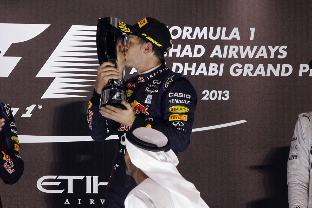 Formula 1 - Gran Premio di Abu Dhabi 2013, podio