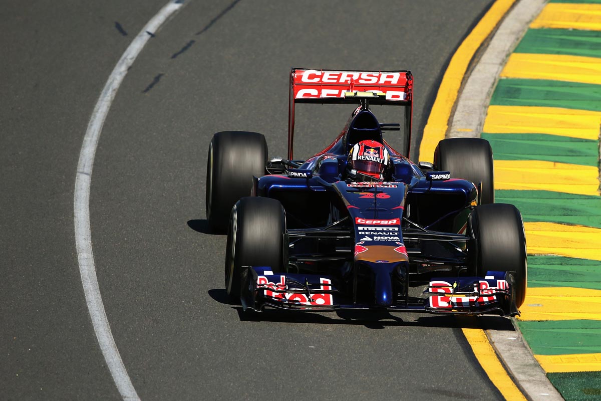 Daniil Kvyat en Torro Rosso, GP Australia 2014