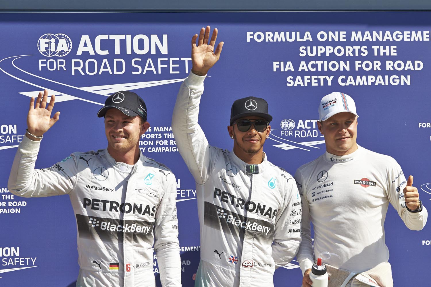 Formula 1 - GP Italy 2014, podiums