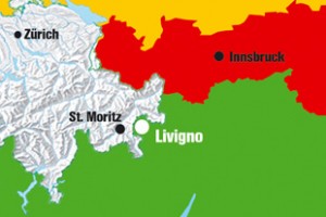 Livigno-Karte