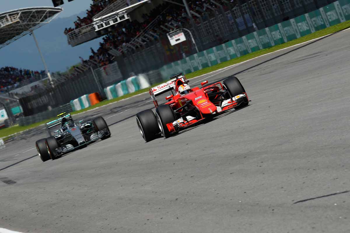 Vettel Ferrari GP Malaysia 2015