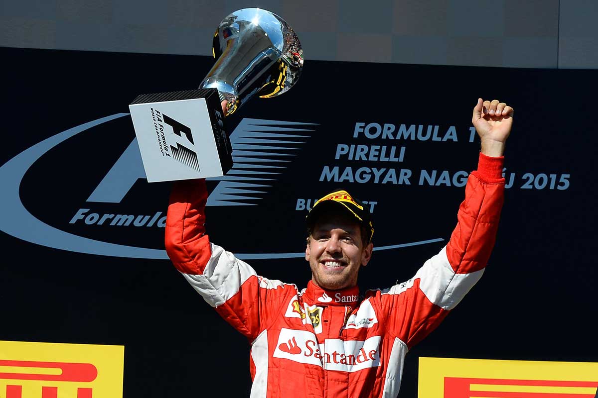 GP de Hongrie2015-Victoire de Ferrari-Vettel