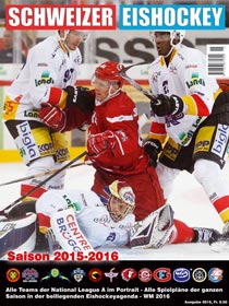 Das Magazin Schweizer Eishockey 2015/16 ist erschienen