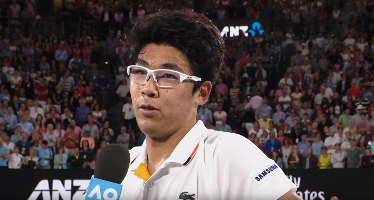 Chung schmeisst Djokovic aus den Australian Open 2018