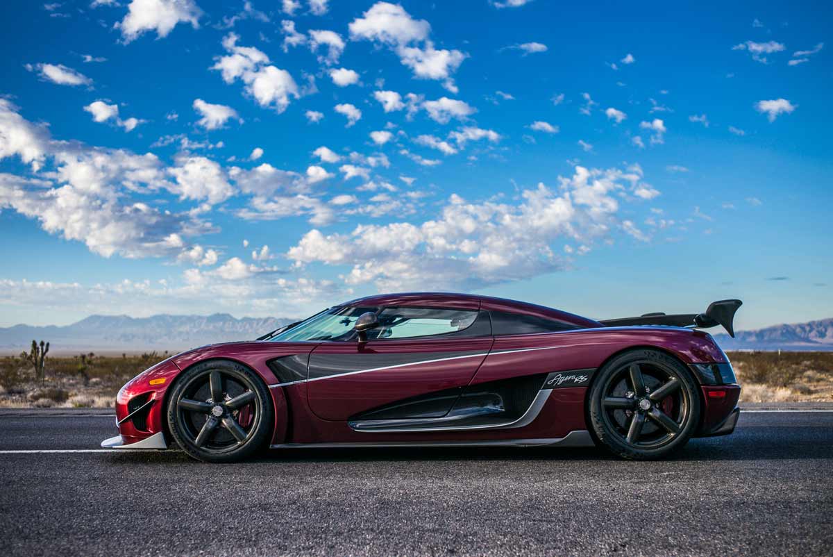 The Koenigsegg Agera RS is currently the fastest car in the world at 457 km/h