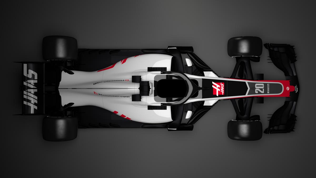 Haas F1 VF18 TOP