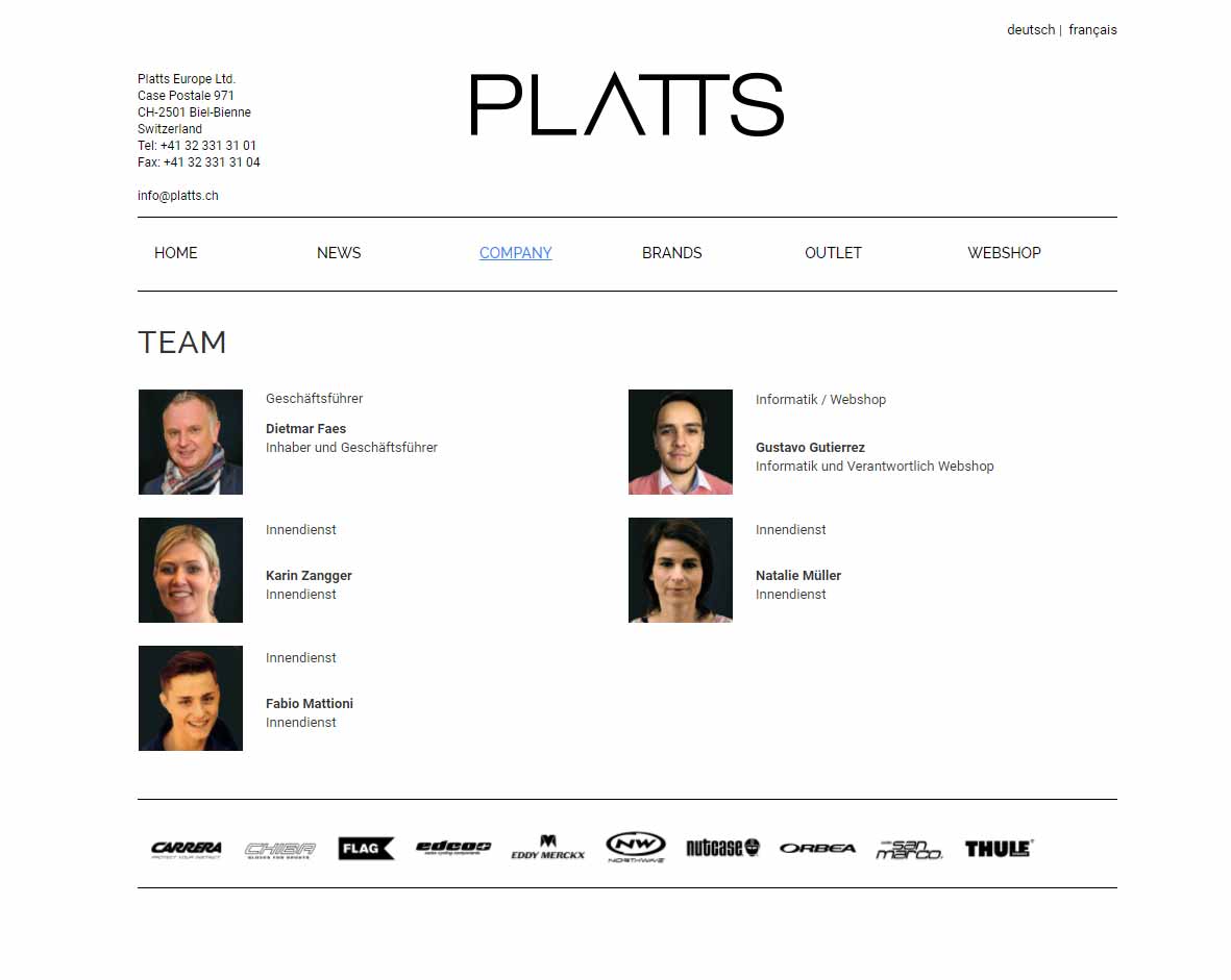 Importeur Platts schliesst seine Tore