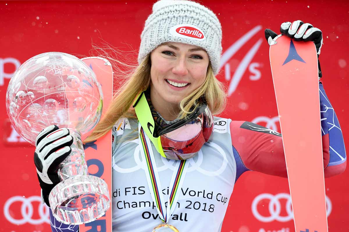 SkiAlpin-Worldcup-2017-2018-Mikaela-Shiffrin-Winner-Overall-Redbull-Erich-Spiess