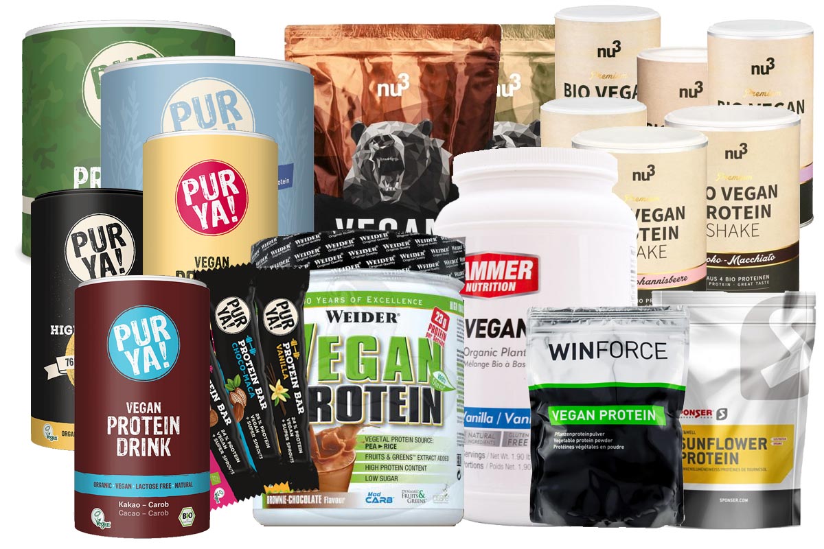 Veganes Protein: Der grosse Marktvergleich