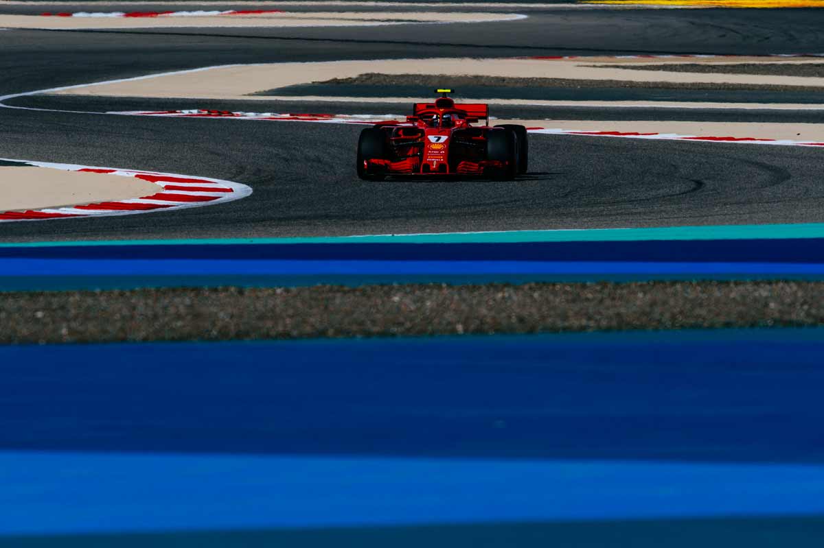 Raikkoenen Ferrari Qualifica GPBahrain2018