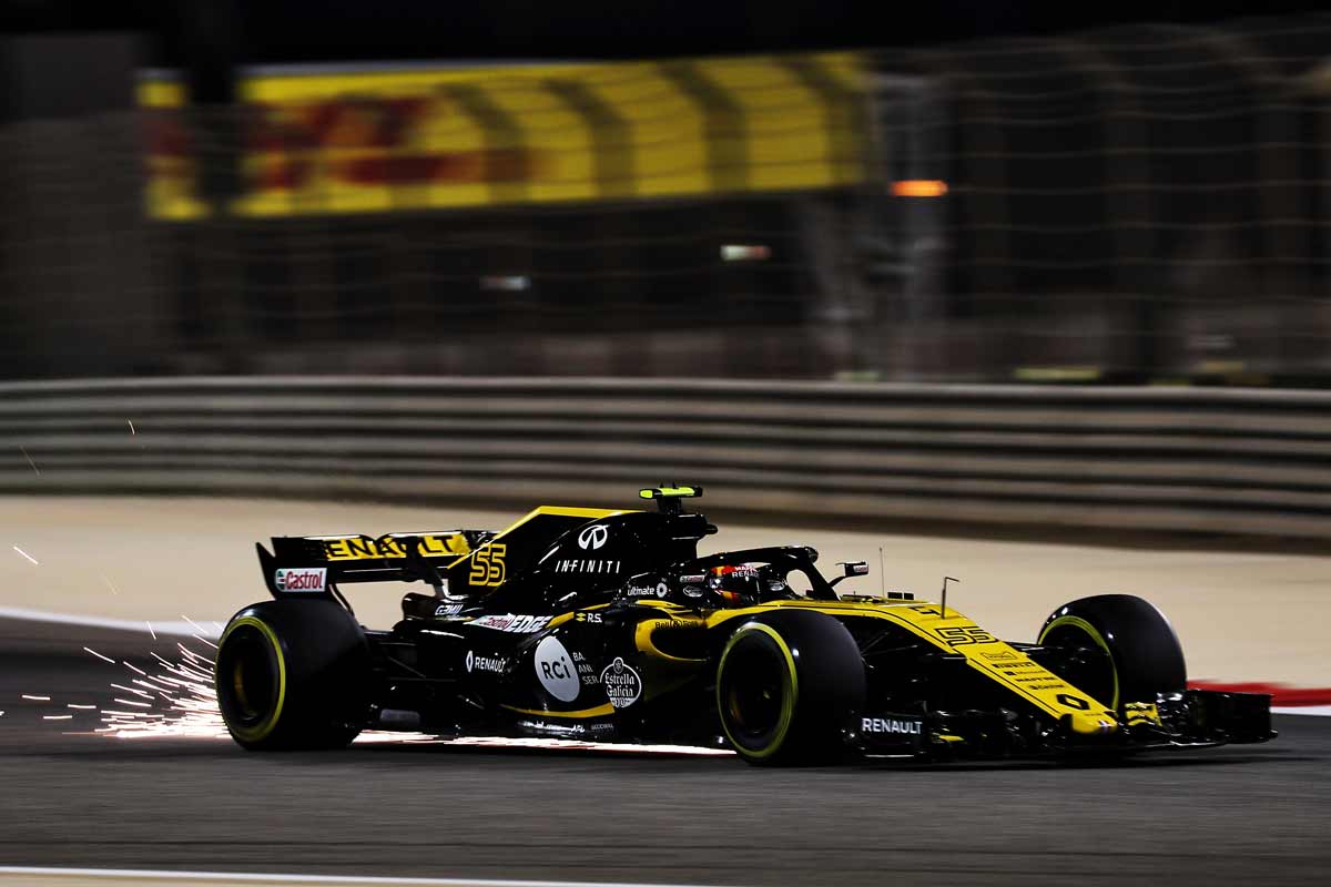 Renault Sainz Qualifica GPBahrain2018