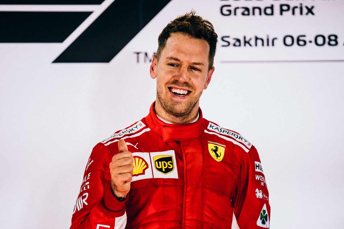Vettel vittoria Bahrain2018