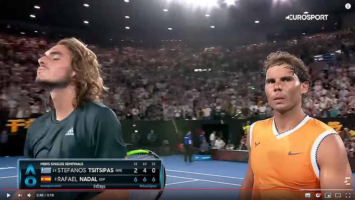 AO 2019: Im Halbfinal gegen Nadal ist für Tsitsipas Schluss