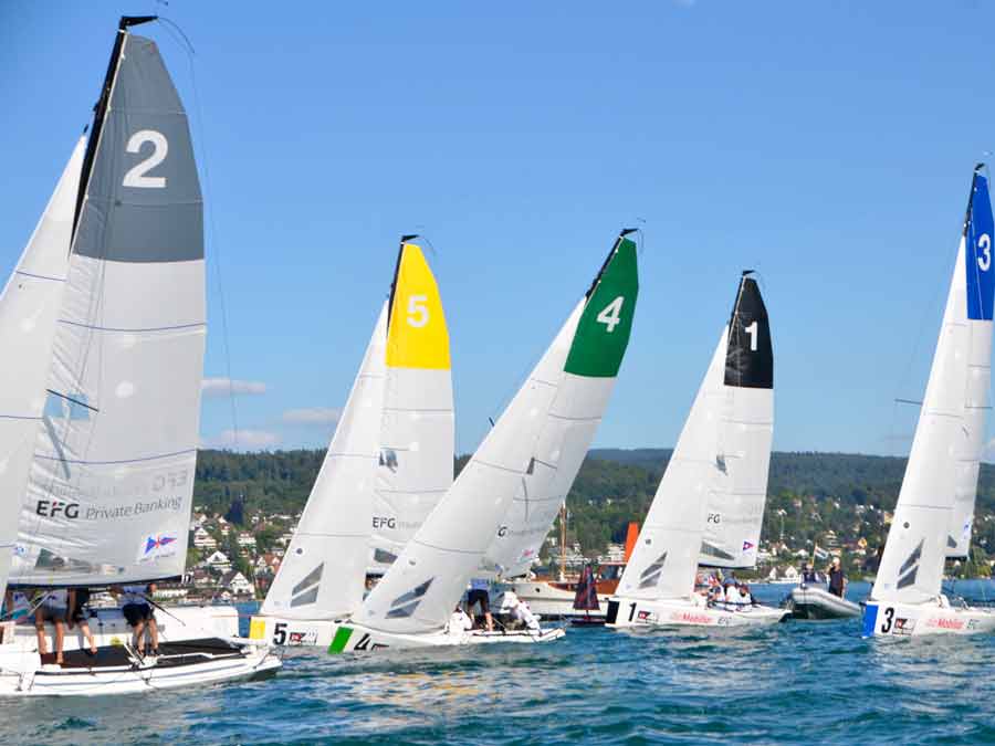 Aufkommender Wind auf dem Zürichsee erwartet - Spannung in der Schweizer Segelliga