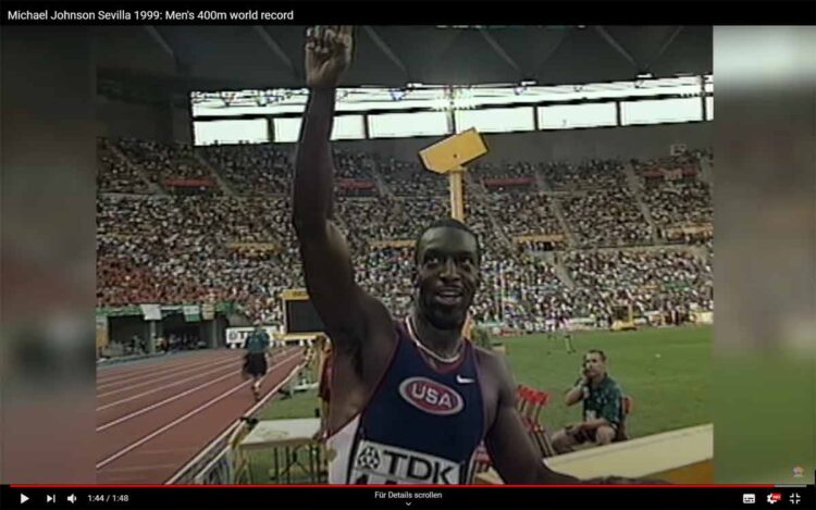 Weltrekord 400 m Männer 1999 Sportguide führt Dich durch die Welt