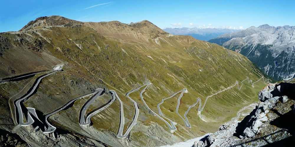 Stelvio, Alpine pass for cyclists