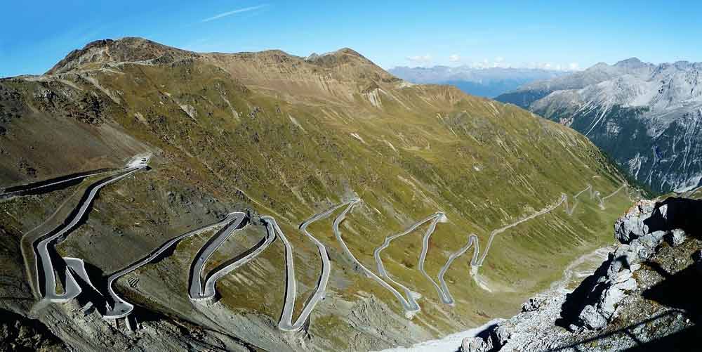 Stilfser Joch, col alpin pour cyclistes