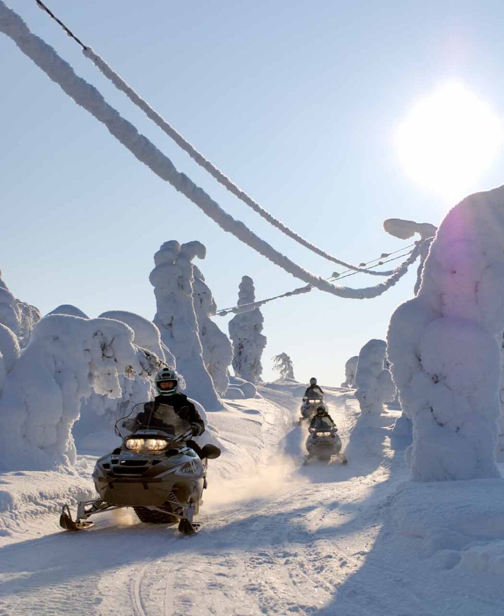 Vacaciones en moto de nieve Finlandia, Laponia