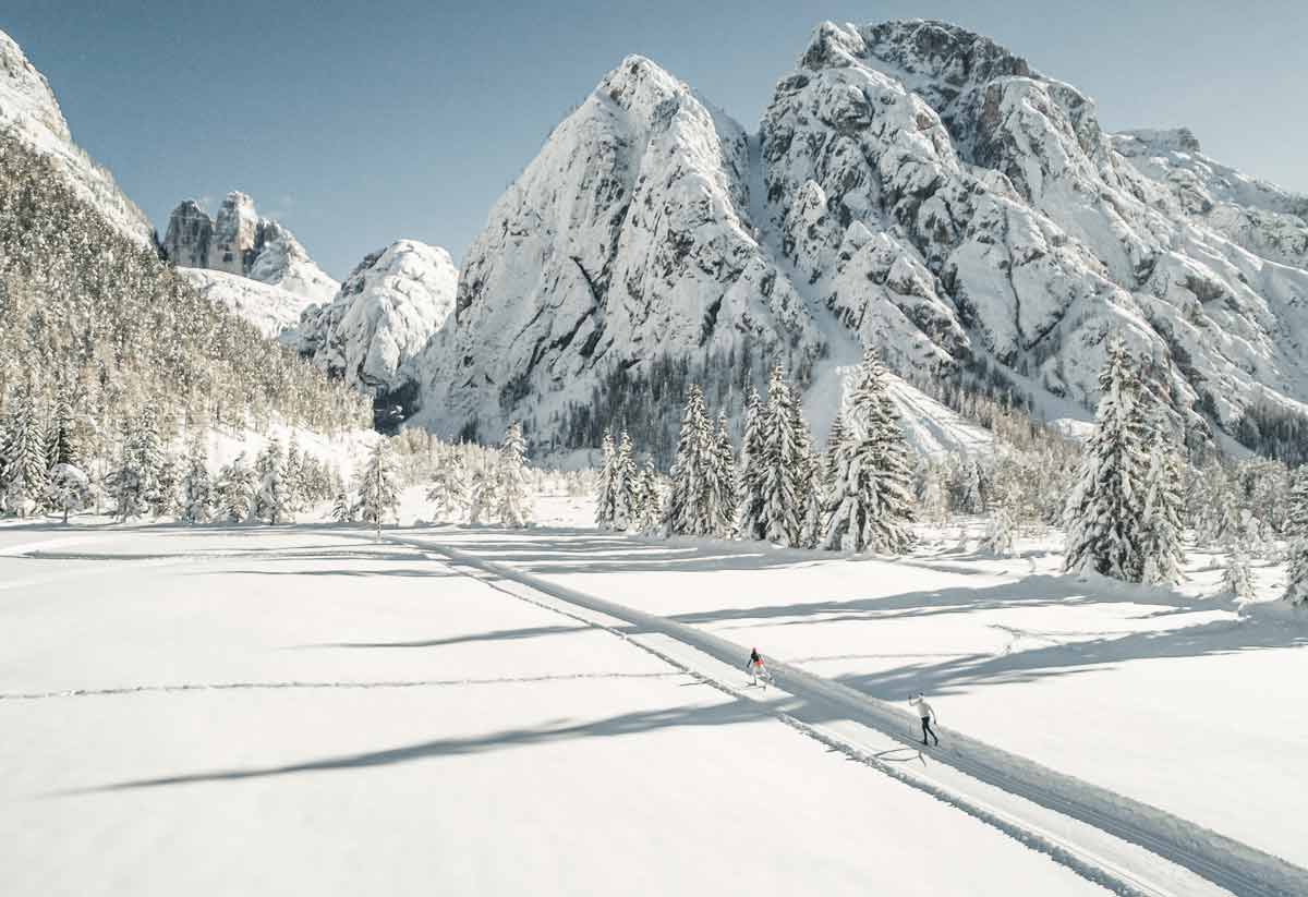 3 Zinnen Dolomiten: Das UNESCO Welterbe in Weiß erleben