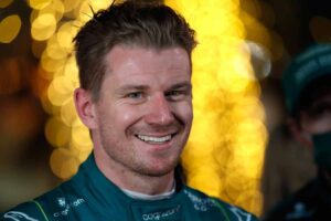 Nico Hülkenberg auf Aston Martin für Sebastian Vettel
