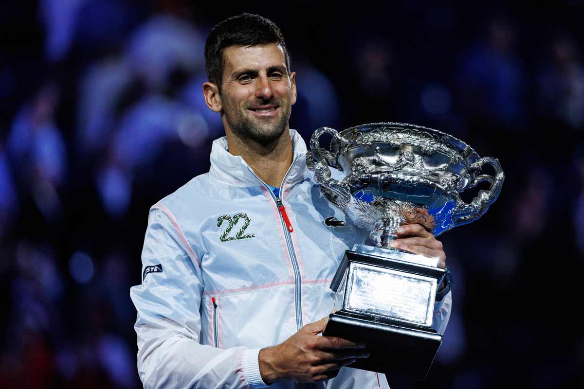 Novak Djokovic wins the Australian Open 2023