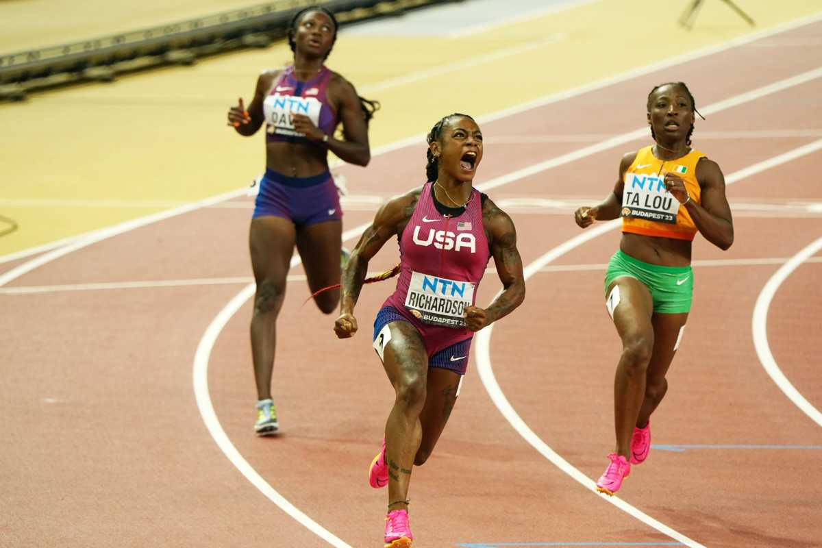 Sha’Carri Richardson holt Gold über 100 m an der WM 2023 in Budapest