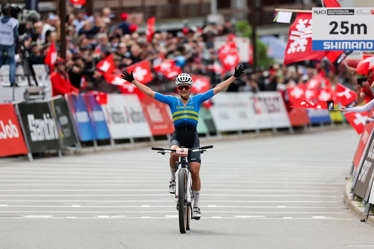Rissveds und Hatherly gewinnen die MTB WM XCO in Crans-Montana