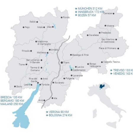 Trentino Map