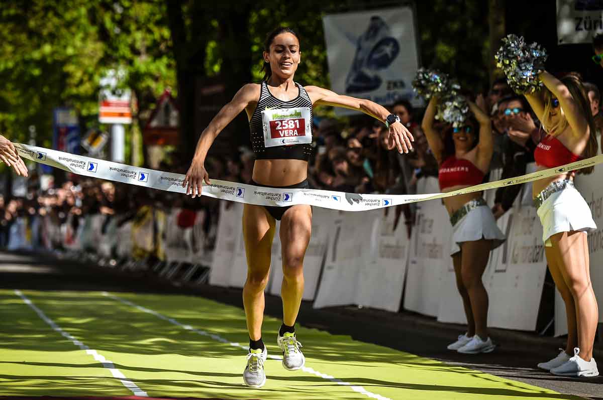 Siegerin Nunez, Zürich Marathon 2017