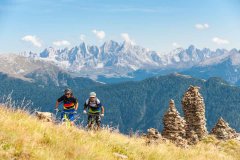 Tour en VTT dans le Trentin, circuit du Latemar