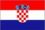 Bandiera della Croazia 75x50 Contour