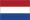 Bandera de Holanda 75x50 Contorno