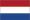 Niederlande-Flagge-75x50-Kontur