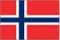 Bandera de Noruega 75x50px Contorno