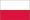 Polen-Flagge-75x50-Kontur