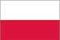 Bandiera della Polonia 75x50 Contour