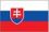 Bandera de Eslovaquia 75x50px Contorno